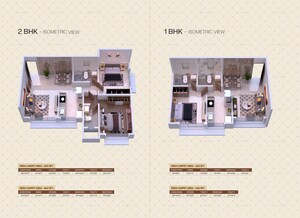 Floor Plan in 3 BHK Apartment at Raj One, Kandivali West – for Sale