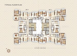 Master Plan in 3 BHK Apartment at Raj One, Kandivali West – for Sale