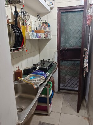 Staircase in 1 RK Builder Floor at Lajpat Nagar 4 – for Rent