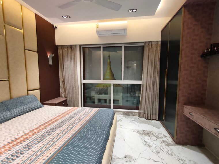 Bedroom, raj-one 3 Bedroom 1004 Sq.Ft. Apartment In Kandivali West Mumbai 9681511