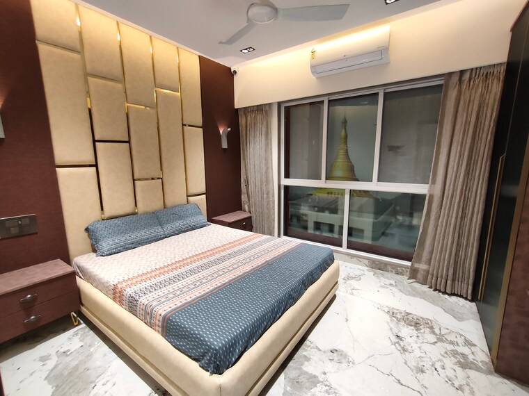 Bedroom, raj-one 3 Bedroom 1004 Sq.Ft. Apartment In Kandivali West Mumbai 9681511