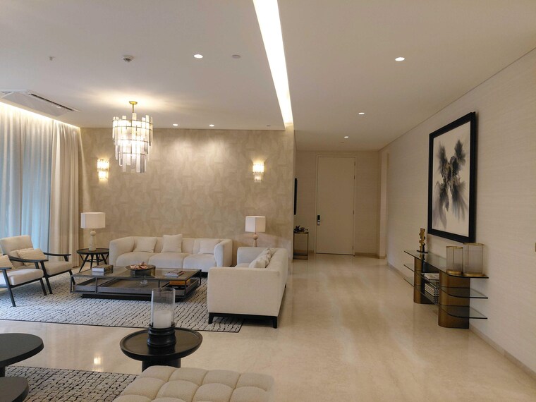 Living Room, magarpatta city 4 Bedroom 5355 Sq.Ft. Apartment In Magarpatta City Pune 9681535