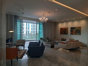 Living Room in 4 BHK Apartment at Magarpatta City – for Sale