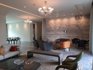 Living Room in 4 BHK Apartment at Magarpatta City – for Sale