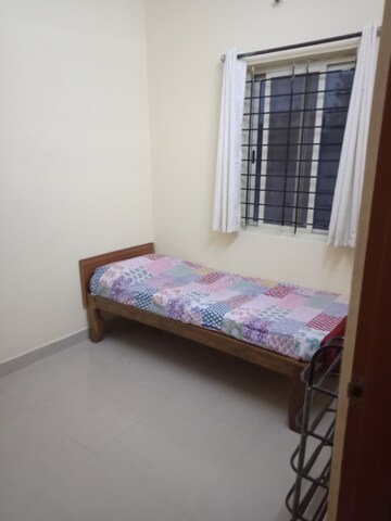 Bedroom in 2 BHK Builder Floor at Miracle Apartments, Btm Layout – for Rent