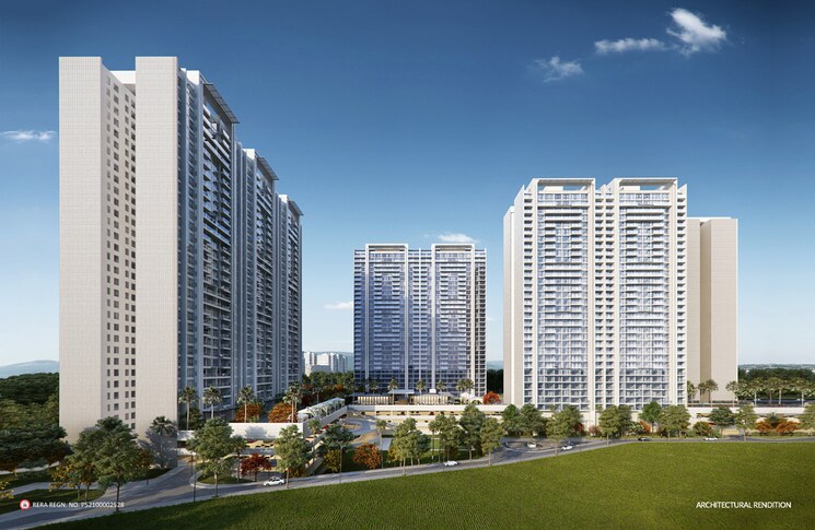 Exterior View, panchshil-towers 4 Bedroom 2600 Sq.Ft. Apartment In Kharadi Pune 9681551