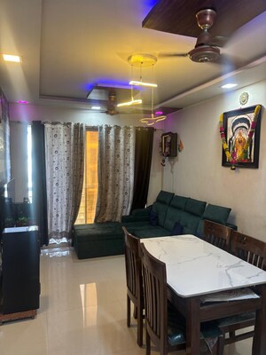 Living Room in 3 BHK Apartment at Parshwa Girnar Tirth, Kalyan West – for Sale