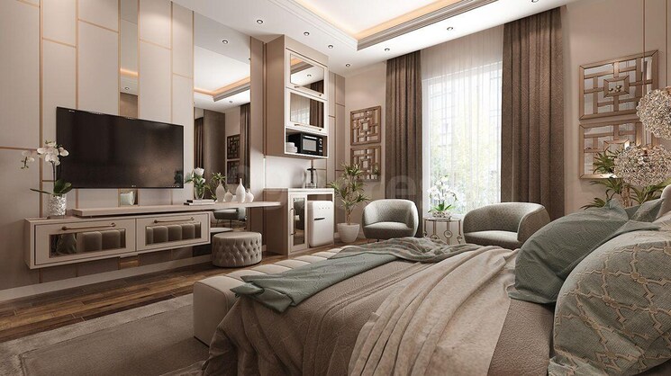 Bedroom, vascon-windermere 4 Bedroom 3850 Sq.Ft. Apartment In Koregaon Pune 9681564