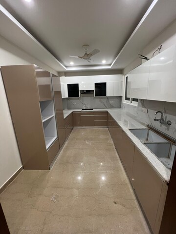 Kitchen in 3 BHK Builder Floor at Dharam Colony – for Rent