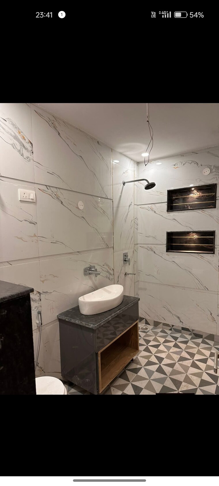 Bathroom, vashisht-heights 2 Bedroom 500 Sq.Ft. Apartment In Sector 87 Faridabad 9681618