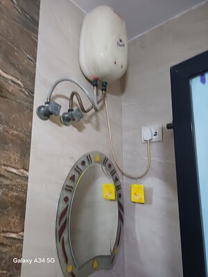 Bathroom in 2 BHK Apartment at Kopar Khairane Sector 14 – for Rent