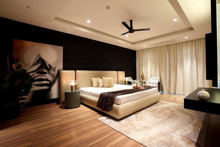 Bedroom, panchshil-towers 4 Bedroom 3400 Sq.Ft. Apartment In Kharadi Pune 9681631