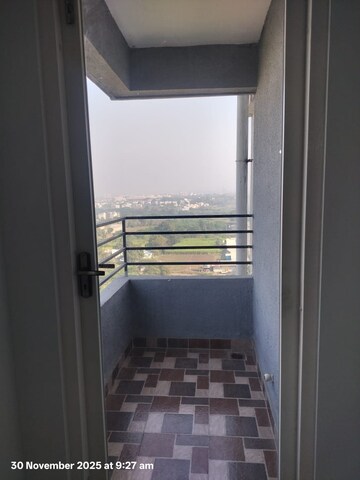 Balcony in 2 BHK Apartment at Tanish Park, Charholi Budruk – for Rent