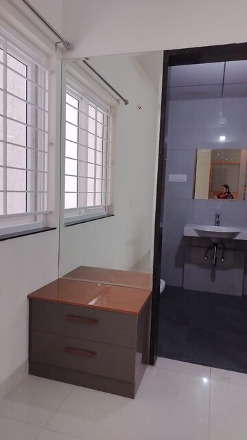 Bathroom in 3 BHK Apartment at My Home Sayuk, Tellapur – for Rent
