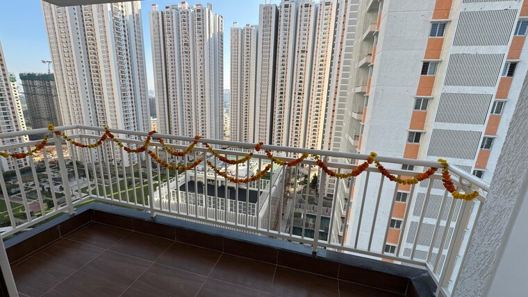 Balcony, my-home-sayuk 3 Bedroom 1926 Sq.Ft. Apartment In Tellapur Hyderabad 9681707