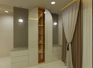 Living Room in 3 BHK Apartment at Prestige Beverly Hills, Kokapet – for Rent