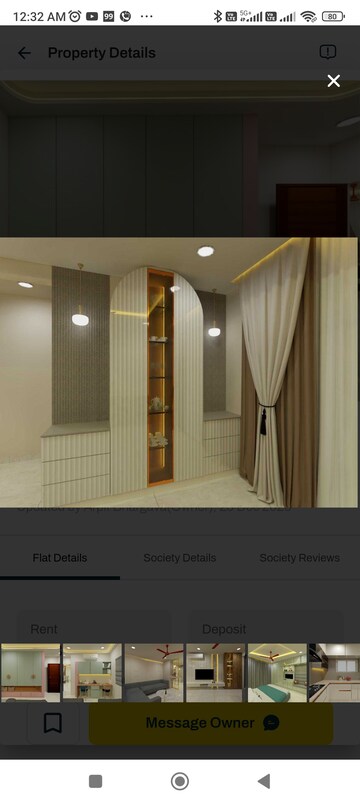 Building Lobby in 3 BHK Apartment at Prestige Beverly Hills, Kokapet – for Rent