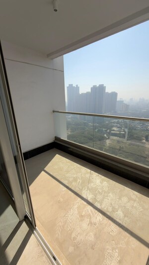 Balcony in 2 BHK Apartment at Courtyard by Narang Realty and The Wadhwa Group, Pokhran Road No Two – for Sale