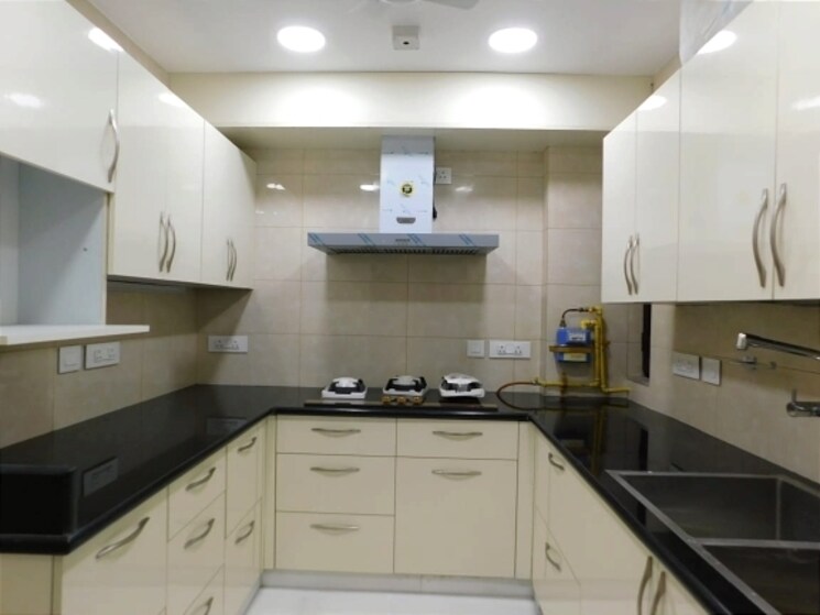 Kitchen, kalkaji 3 Bedroom 2000 Sq.Ft. Builder Floor In Kalkaji Delhi 9681753