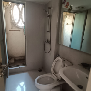 Bathroom in 1 BHK Apartment at Hiranandani The Walk Castalia, Hiranandani Estate – for Rent