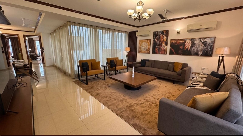 3 BHK Builder Floor For Rent in 3 Bhk Luxurious Full Furn