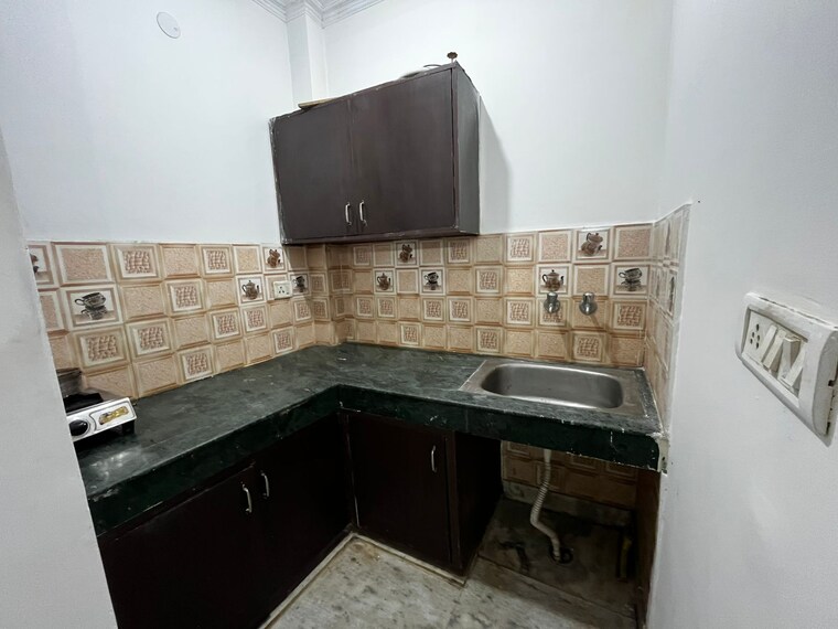 Kitchen, saket 1 RK 400 Sq.Ft. Builder Floor In Saket Delhi 9681819