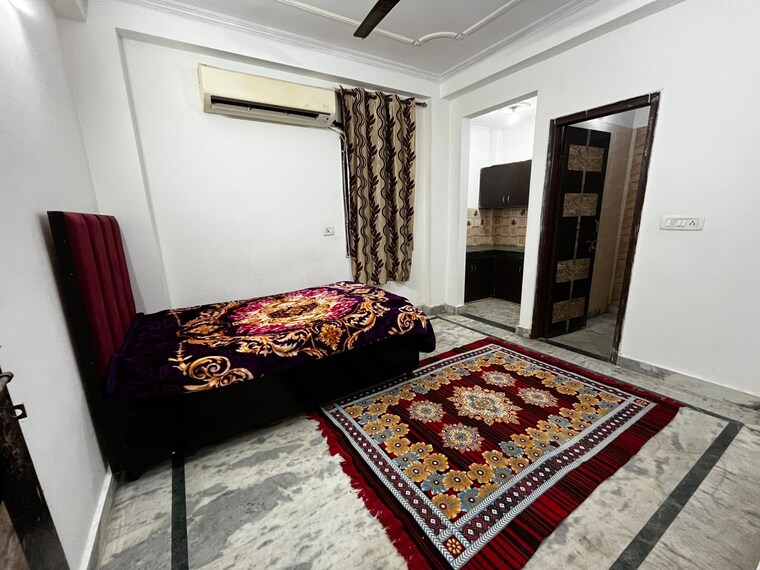Bedroom, saket 1 RK 400 Sq.Ft. Builder Floor In Saket Delhi 9681819