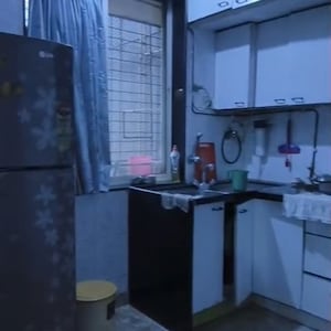 Kitchen in 3 BHK Apartment at Vasant Leela Complex, Anu Nagar – for Rent