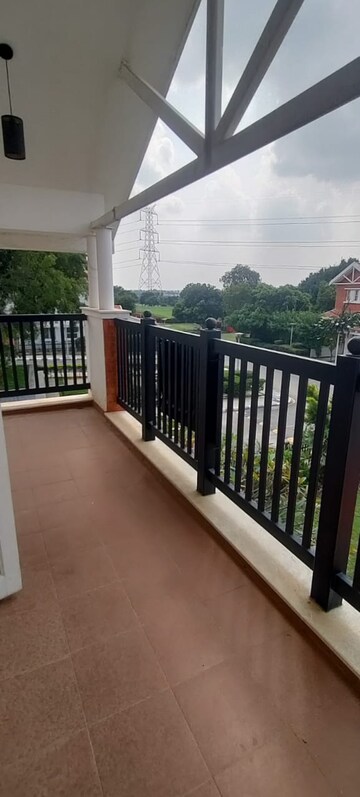 Balcony in 3 BHK Villa at Prestige Augusta Golf Village, Kothanur – for Rent