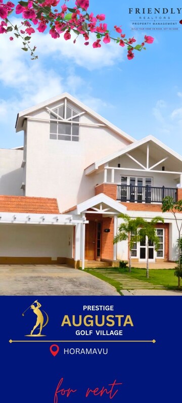 3 BHK Villa For Rent in Prestige Augusta Golf Village, Kothanur