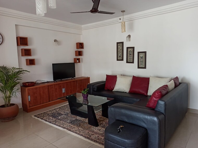 Living Room, godrej-woodsman-estate 2 Bedroom 1429 Sq.Ft. Apartment In Hebbal Bangalore 9682074