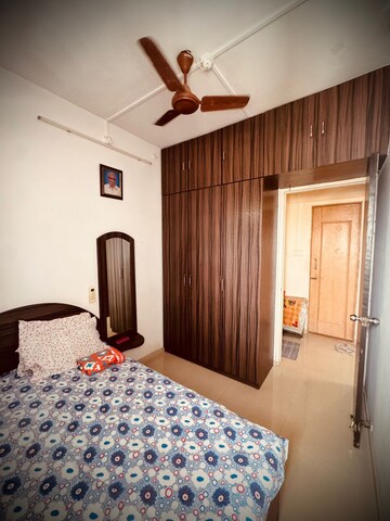 Bedroom in 1 BHK Apartment at Omkar Vayu, Mahim – for Rent
