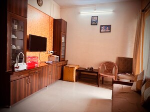 Living Room in 1 BHK Apartment at Omkar Vayu, Mahim – for Rent