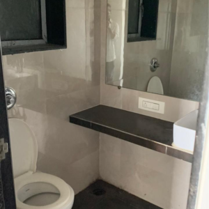 Bathroom in 1.5 BHK Apartment at Hubtown Hill Crest, Rup Nagar – for Sale