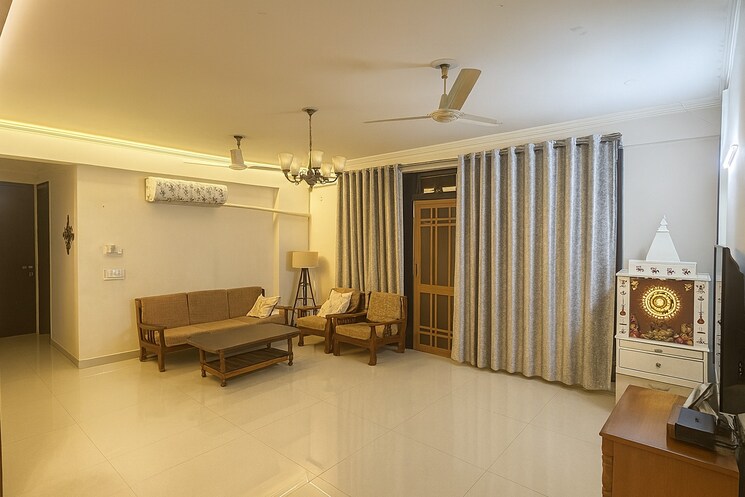 Living Room, royal-residency-gurgaon 4 Bedroom 2500 Sq.Ft. Apartment In Sector 45 Gurgaon 9682099