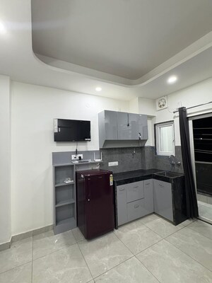 Kitchen in Studio Builder Floor at Sector 47 – for Rent