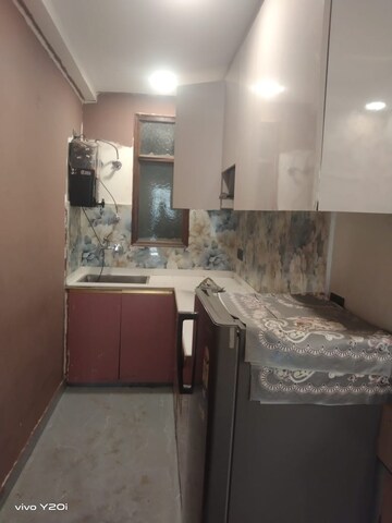 Kitchen in 1 BHK Apartment at Palm Residency Chhatarpur, Chattarpur – for Rent