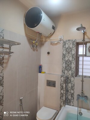 Bathroom in 3 BHK Apartment at Natural Awas, Chinar Park – for Rent