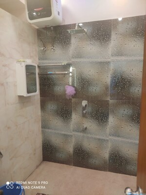 Bathroom in 3 BHK Apartment at Natural Awas, Chinar Park – for Rent