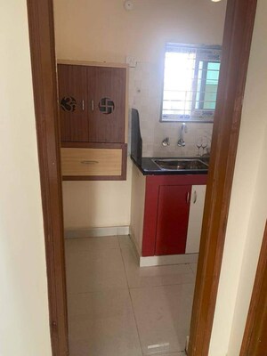 Kitchen in 1 BHK Apartment at Raghavendra Arcade, Kondapur – for Rent