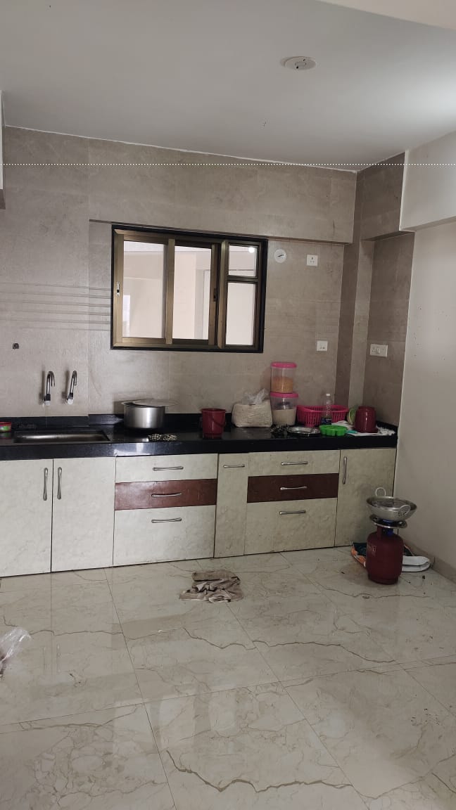 Kitchen in 2 BHK Apartment at Shree Krushna Park, Kharadi – for Rent