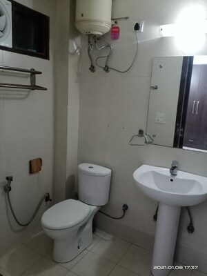 Bathroom in 2 BHK Builder Floor at Vasant Kunj – for Rent