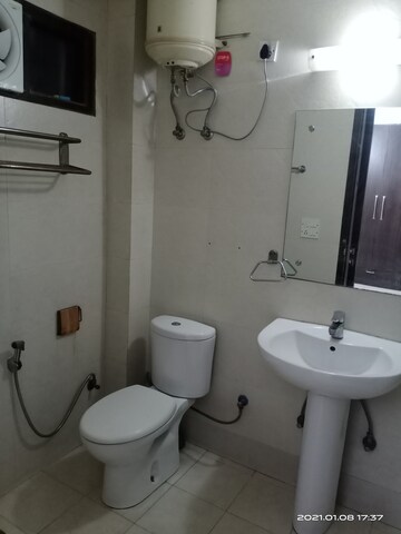 Bathroom in 2 BHK Builder Floor at Vasant Kunj – for Rent