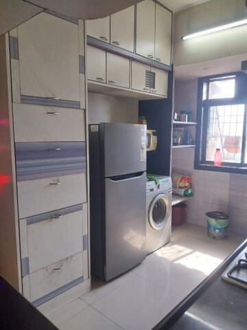 Kitchen in 3 BHK Apartment at Kopar Khairane – for Rent