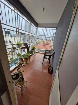 Balcony in 3 BHK Builder Floor at SBB Spring Field, Hbr Layout – for Rent