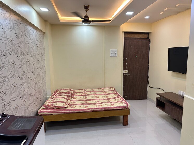 Bedroom, sher-e-punjab 1 RK 450 Sq.Ft. Apartment In Andheri East Mumbai 9682392