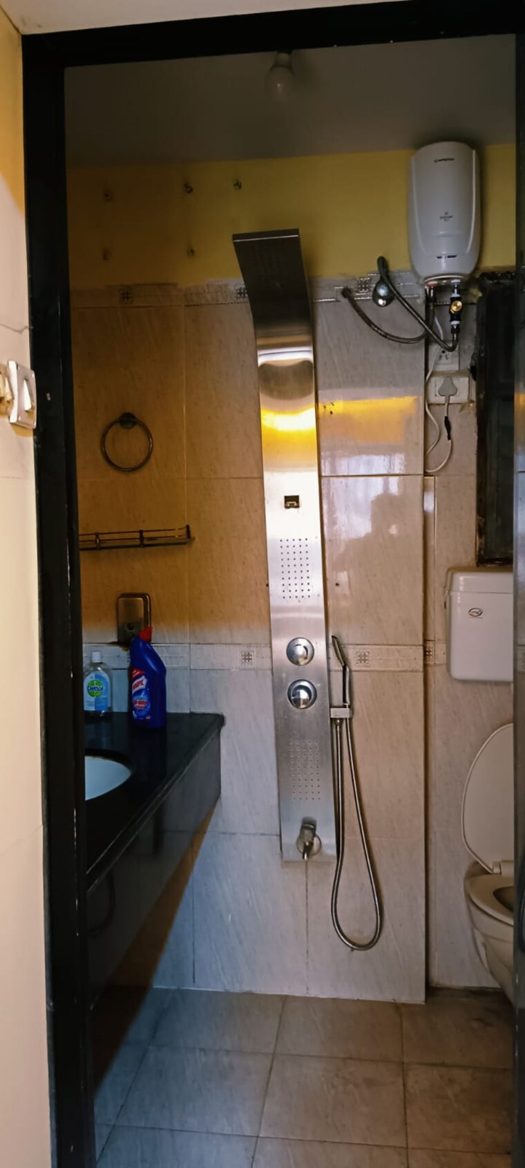 Bathroom, ajmera-cosmic-heights 3 Bedroom 1000 Sq.Ft. Apartment In Bhakti Park Mumbai 9682403