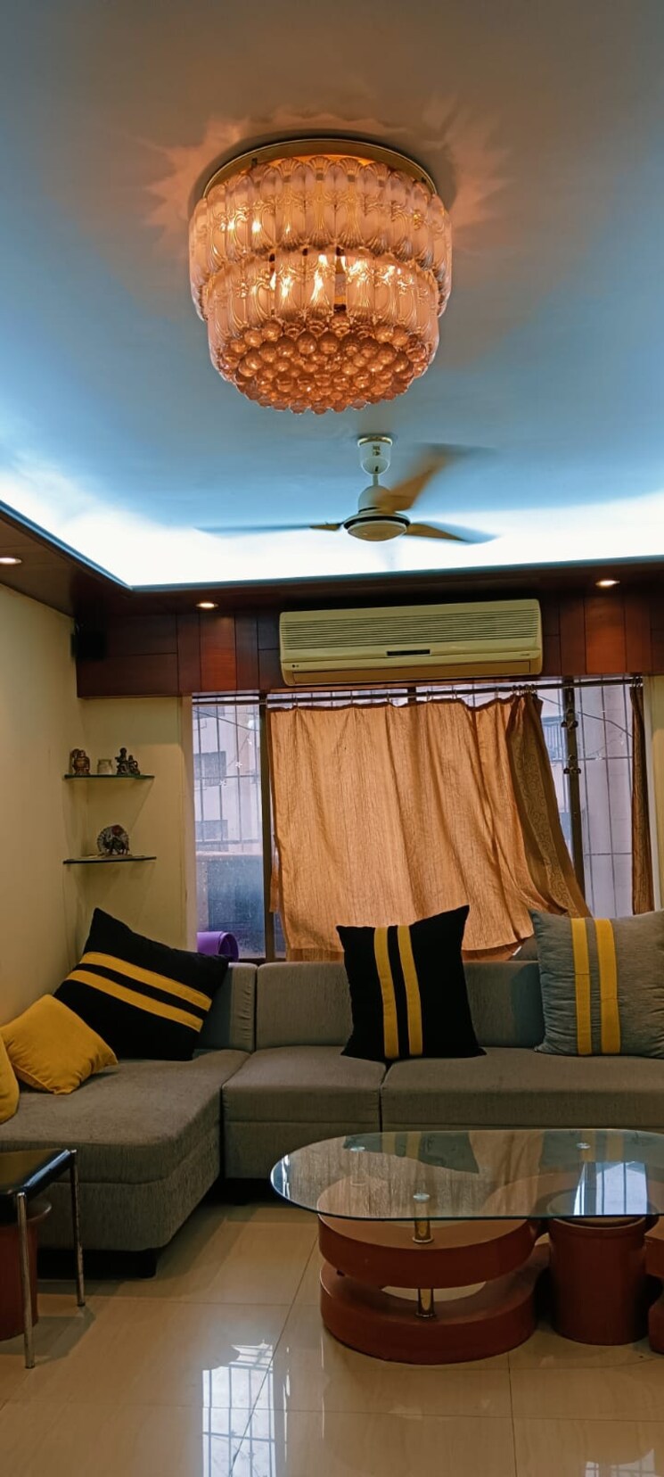 Living Room, ajmera-cosmic-heights 3 Bedroom 1000 Sq.Ft. Apartment In Bhakti Park Mumbai 9682403