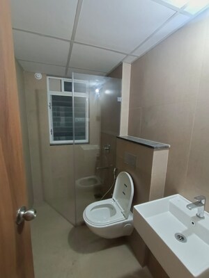 Bathroom in 2 BHK Apartment at Runwal The Central Park, Chinchwad – for Rent