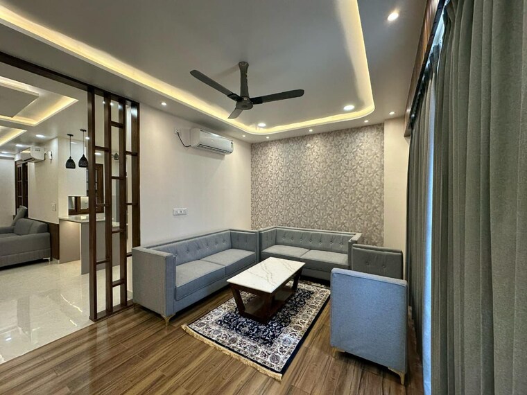 Living Room, ansal-api-celebrity-gardens 2 Bedroom 1295 Sq.Ft. Apartment In Sushant Golf City Lucknow 9682447